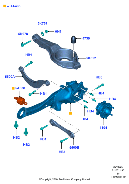 FORD 1752565 - Vikšro valdymo svirtis onlydrive.pro