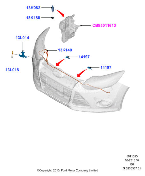 FORD 1 716 805 - Распылитель, форсунка, система очистки фар onlydrive.pro