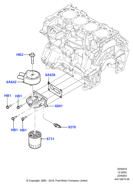 FORD 1119853 - Seal, oil pump onlydrive.pro