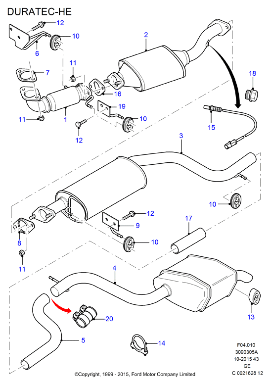 MAZDA 1133143 - Tihend, heitgaasitoru onlydrive.pro