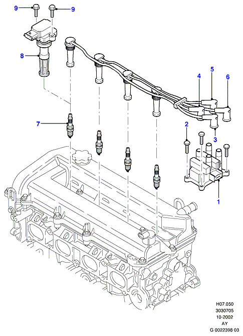 FORD 1255507 - Süütesüsteemikomplekt onlydrive.pro