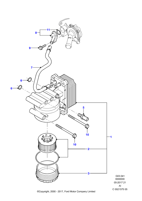 FORD 1 088 179 - Масляный фильтр onlydrive.pro