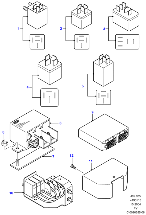 FORD 4 147 429 - Pagrieziena signāla pārtraucējs onlydrive.pro