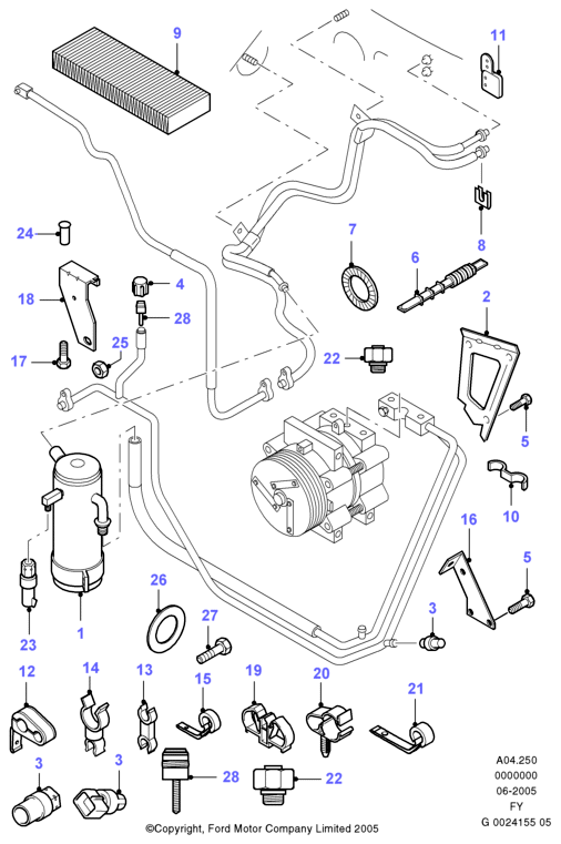 FORD 1 016 565 - Pressure Switch, air conditioning onlydrive.pro