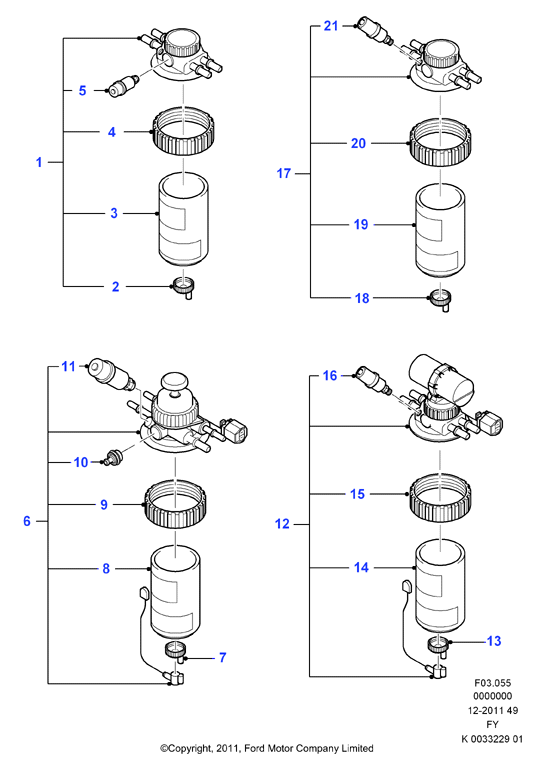 FORD 1712932 - Fuel filter onlydrive.pro