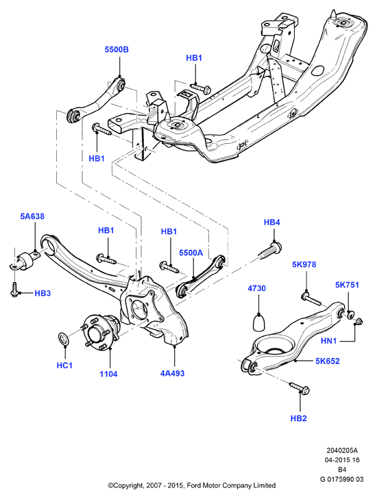 FORD 1061670 - Valdymo svirties / išilginių svirčių įvorė onlydrive.pro