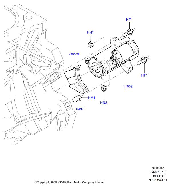 FORD 1 478 129 - Käynnistinmoottori onlydrive.pro