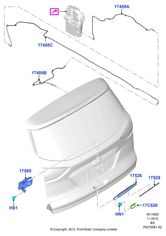 FORD 5101217 - Stikla tīrītāja slotiņa onlydrive.pro