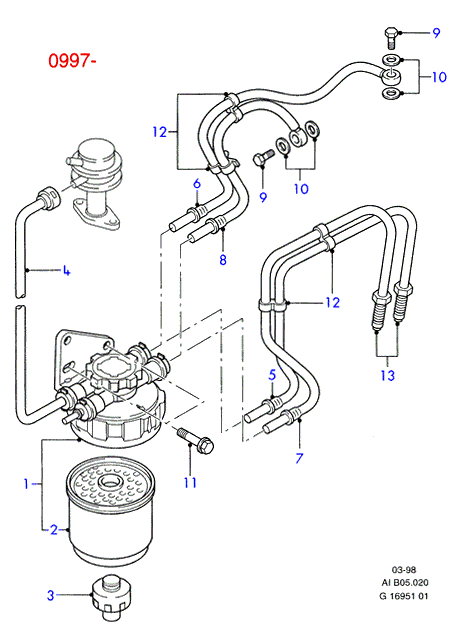 FORD 1099489 - Fuel filter onlydrive.pro