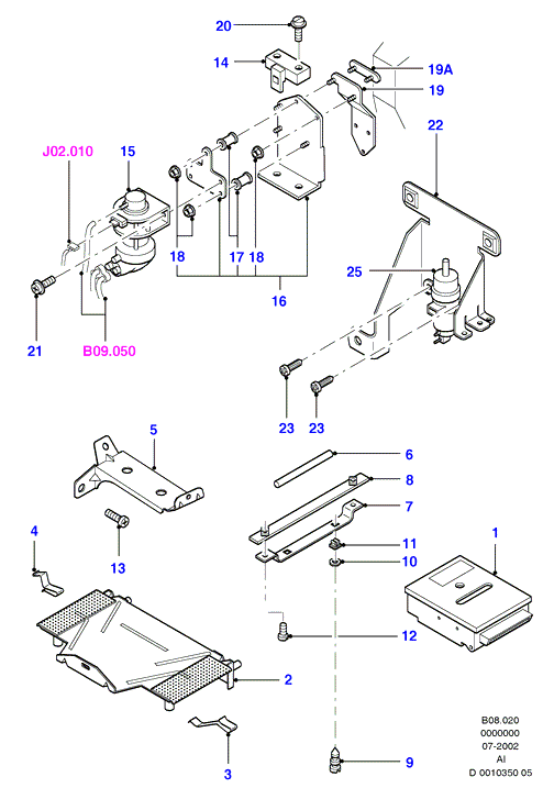 FORD 1 023 008 - Sensor, boost pressure onlydrive.pro