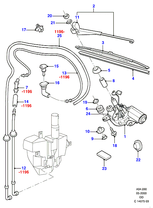 FORD 1029762 - Cap, wiper arm onlydrive.pro