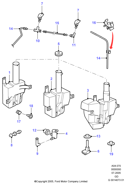 FORD 1698640 - Pesunestepumppu, lasinpesu onlydrive.pro