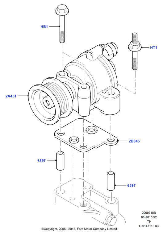 FORD 1 581 518 - Vacuum Pump, braking system onlydrive.pro