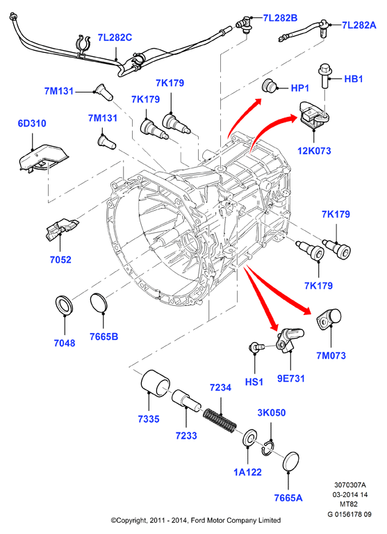 FORD 1384078 - Repair Kit, manual transmission onlydrive.pro