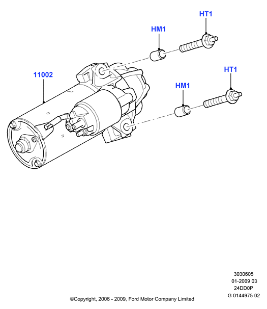 FORD 1 709 189 - Starter onlydrive.pro