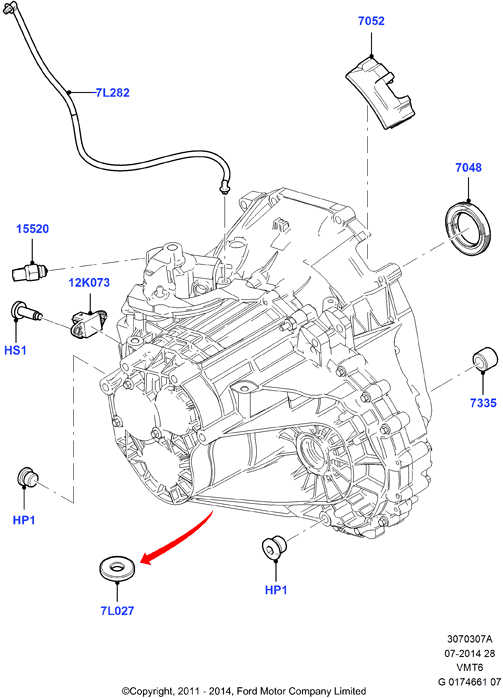 FORD 1 805 255 - Lüliti,tagurdustuli onlydrive.pro