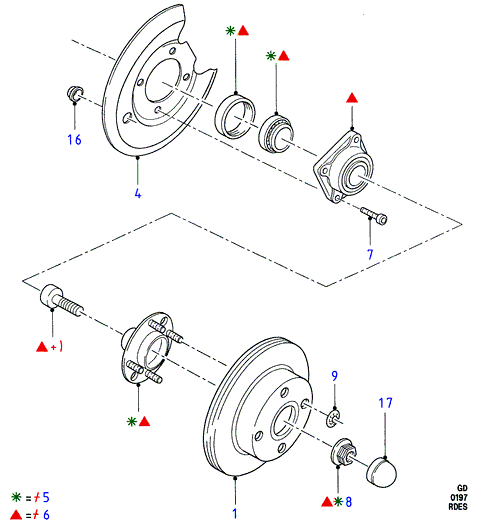 FORD 6669777 - Rear brake discs and calipers: 1 pcs. onlydrive.pro