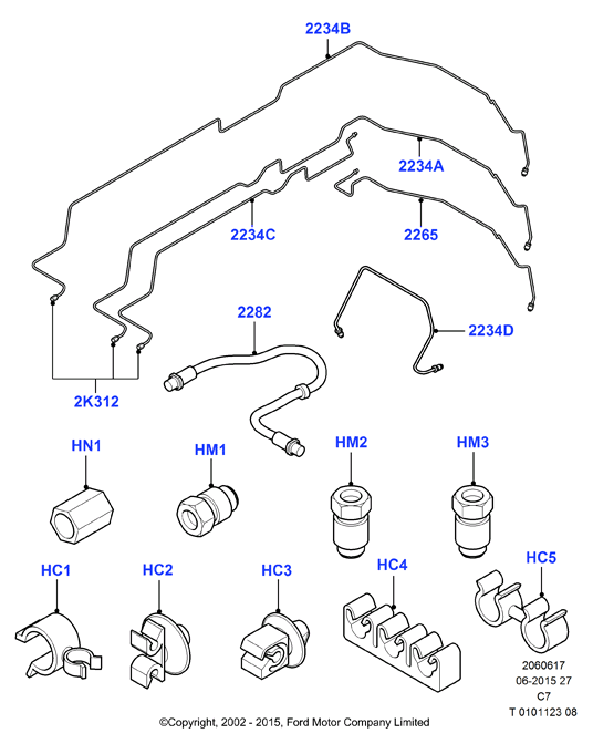 FORD 4447742 - Brake Hose onlydrive.pro