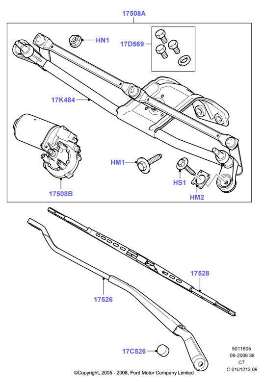 FORD 5200603 - Windscreen wiper: 1 pcs. onlydrive.pro