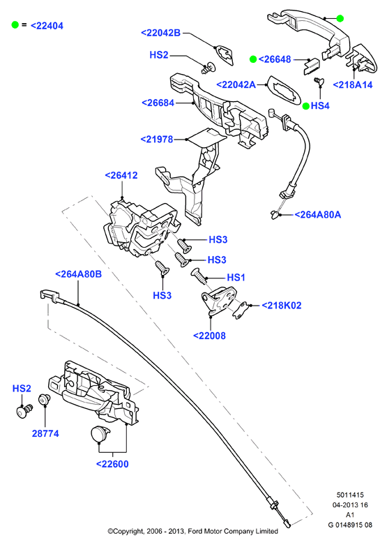 FORD 1776958 - Door Handle onlydrive.pro