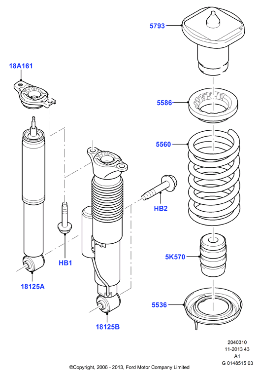 FORD 1545069 - Gājiena ierobežotājs, Atsperojums onlydrive.pro