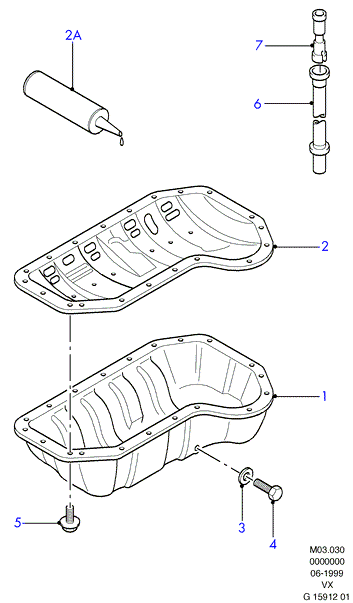 FORD 1 005 306 - Oil pan: 1 pcs. onlydrive.pro