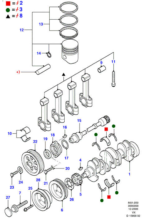 FORD 1069593 - Piedziņas skriemelis, Kloķvārpsta onlydrive.pro