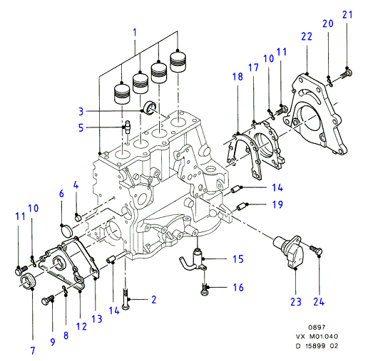 FORD 1078729 - Veleno sandariklis, alkūninis velenas onlydrive.pro