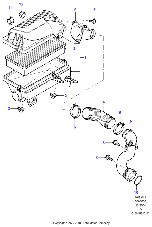 FORD 1 003 751 - Air Mass Sensor onlydrive.pro