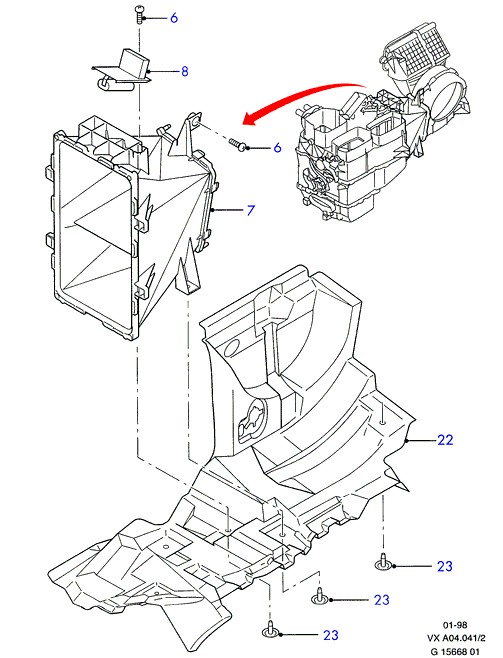 FORD 1086478 - Heater & related parts - front: 1 pcs. onlydrive.pro