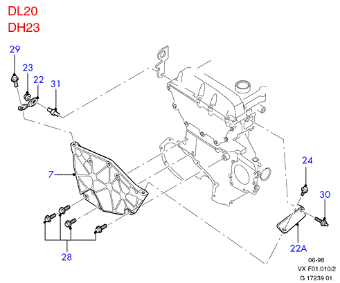 MAZDA 1 003 437 - Įvorė, valdymo svirties montavimas onlydrive.pro