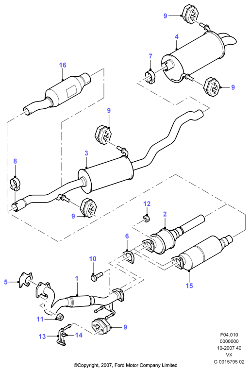 FORD 7.196.817 - Toruühendus,väljalaskesüsteem onlydrive.pro