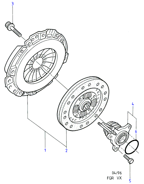 FORD 1018705 - Clutch Kit onlydrive.pro