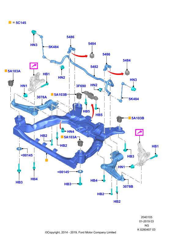 FORD 1 927 131 - Bush of Control / Trailing Arm onlydrive.pro