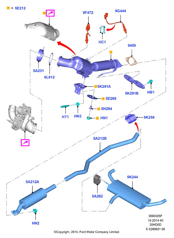 FORD 5144254 - Lambda andur onlydrive.pro