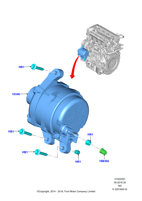 FORD 2015142 - Laturi onlydrive.pro