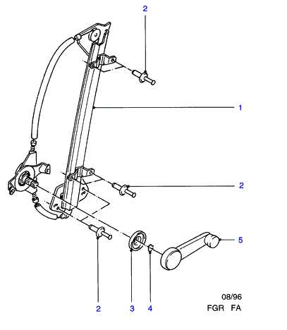 FORD 1017990 - Door Handle onlydrive.pro