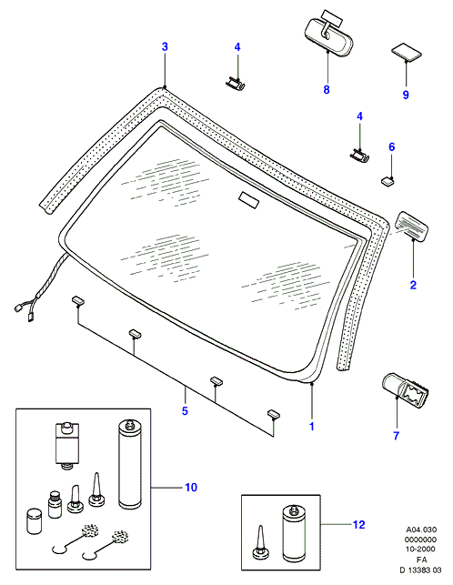 FORD 1050990 - Windscreen onlydrive.pro