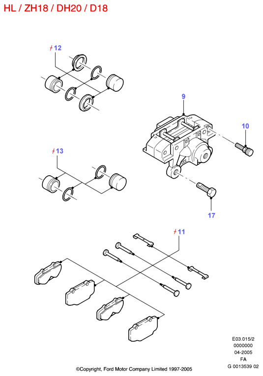 FORD 6749045 - Brake Shoe Set onlydrive.pro