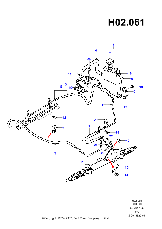 FORD 1019041 - Expansion Tank, brake fluid onlydrive.pro