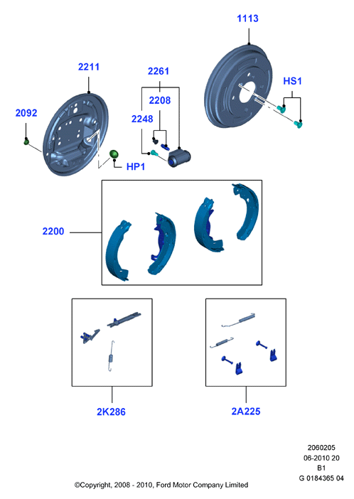 FORD 1802625 - Колесный тормозной цилиндр onlydrive.pro