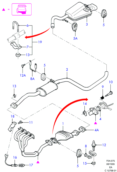 FORD 6 171 236 - Pipe Connector, exhaust system onlydrive.pro