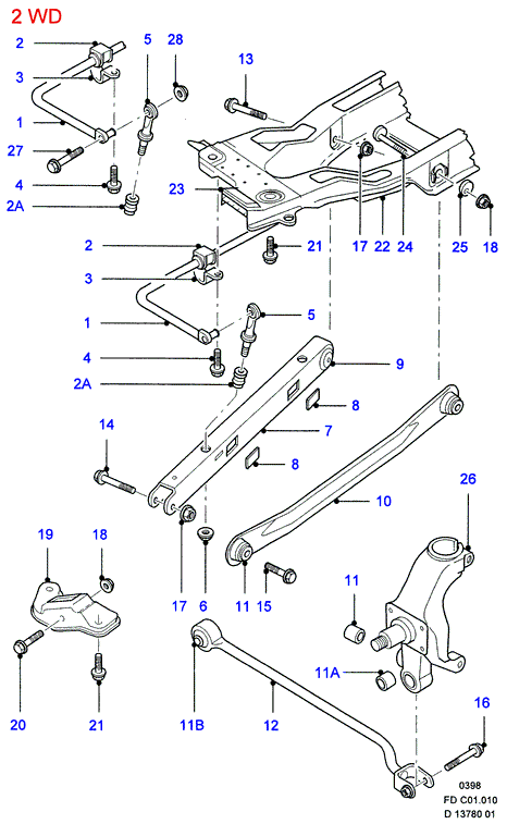 FORD 7 144 202* - Втулка стабилизатора onlydrive.pro