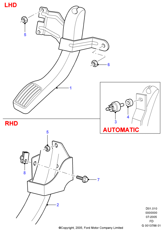 FORD 1021376 - Accelerator Cable onlydrive.pro