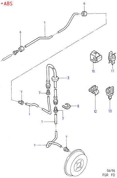 FORD 1071938 - Brake Hose onlydrive.pro