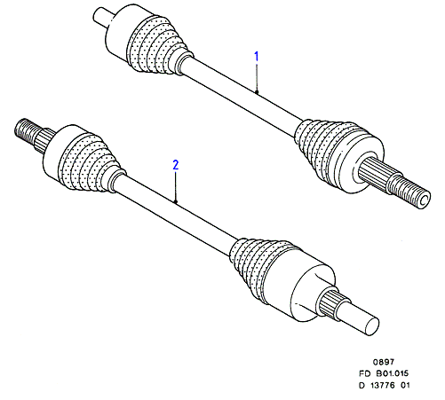 FORD 1 690 732 - Joint Kit, drive shaft onlydrive.pro