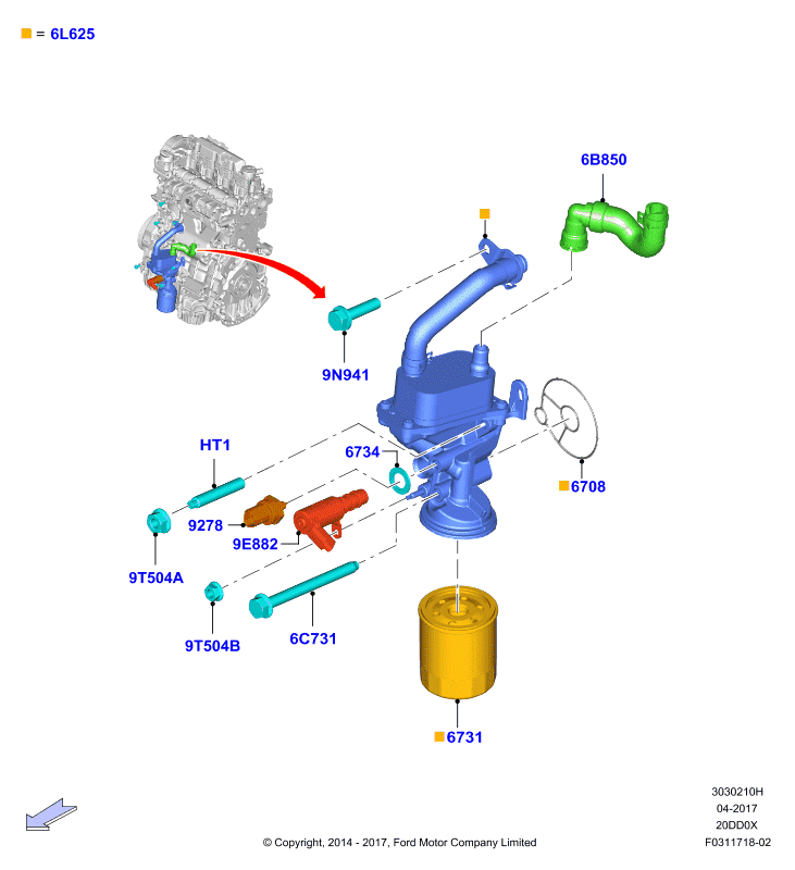 TOYOTA 1871920 - Oil Cooler, engine oil onlydrive.pro