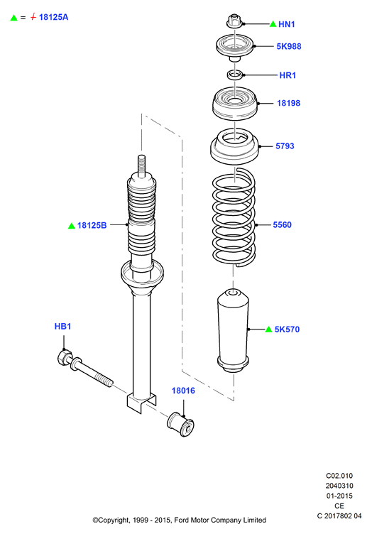 FORD 1 012 465 - Top Strut Mounting onlydrive.pro