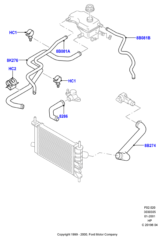 FORD 1037314 - Radiator Hose onlydrive.pro