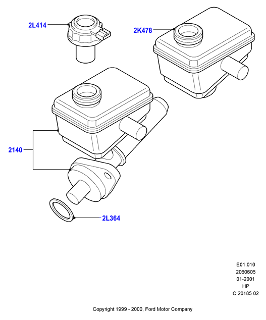 FORD 1015251 - Brake Master Cylinder onlydrive.pro